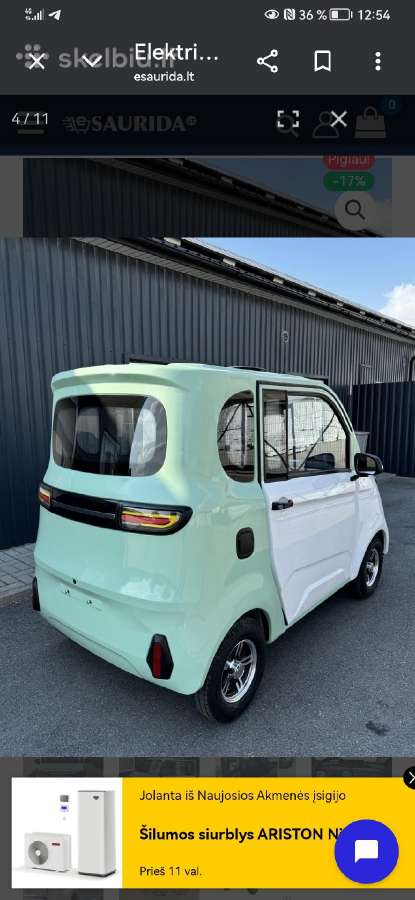 Parduodam mini elektromobili - nuotraukos Nr. 9