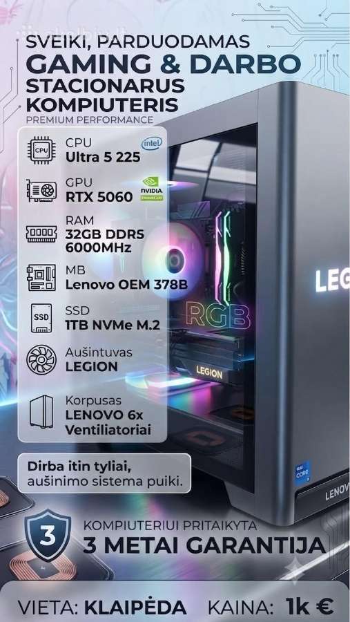 Stacionarus - Gaming komplektas (Pc)