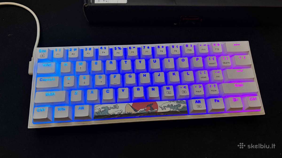 Redragon Fizz K617w-rgb Gaming Keyboard Red switch - nuotraukos Nr. 12