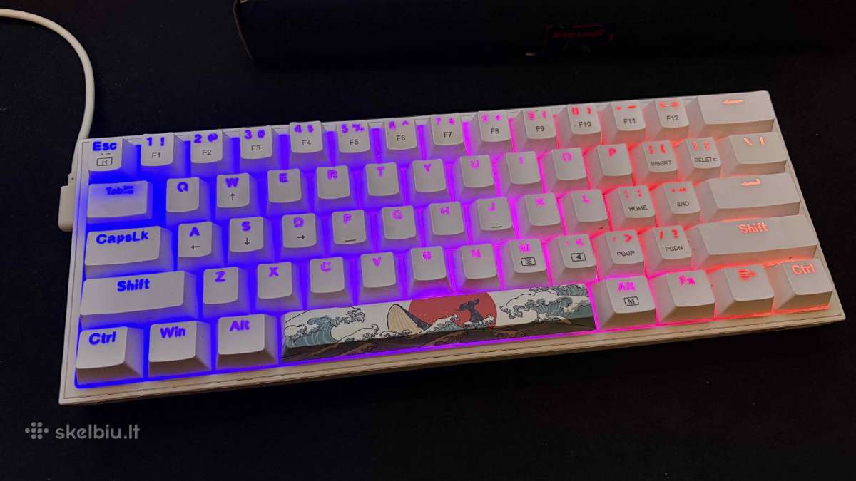 Redragon Fizz K617w-rgb Gaming Keyboard Red switch - nuotraukos Nr. 13