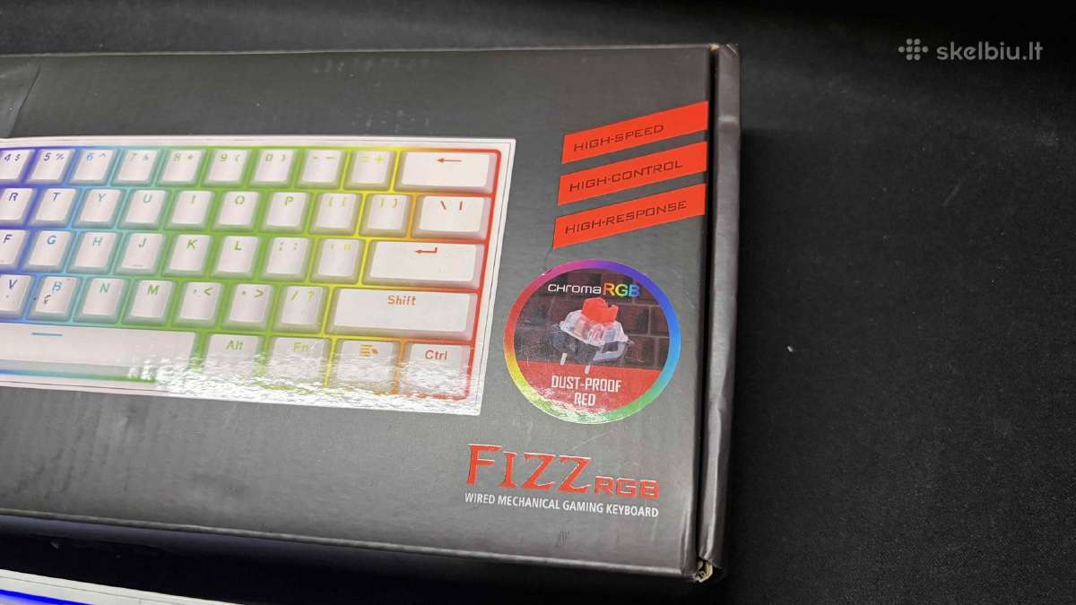 Redragon Fizz K617w-rgb Gaming Keyboard Red switch - nuotraukos Nr. 16