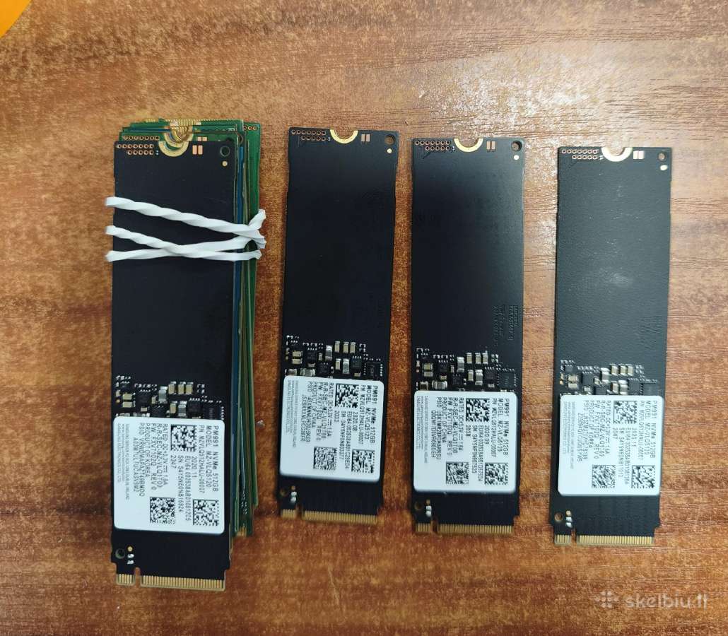 Nvme Samsung Pm991 512gb M.2 Nvme (Yra keli vnt)