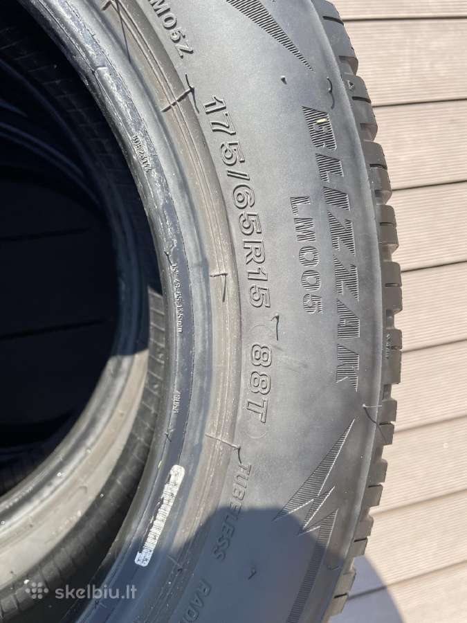 Žieminės padangos Bridgestone Blizzak Lm005 175/65 - nuotraukos Nr. 3