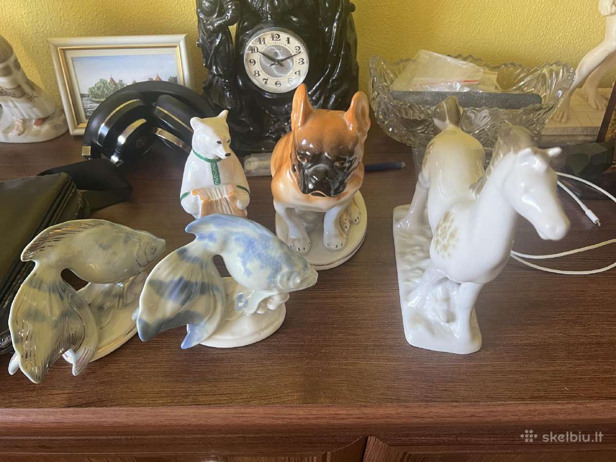 Porcelianines statulėles sovietmečio laiku