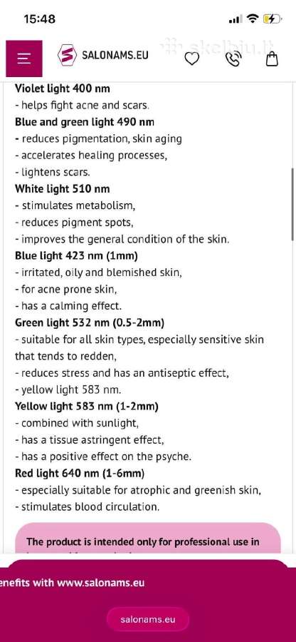 LED kosmetologinė lempa - nuotraukos Nr. 4