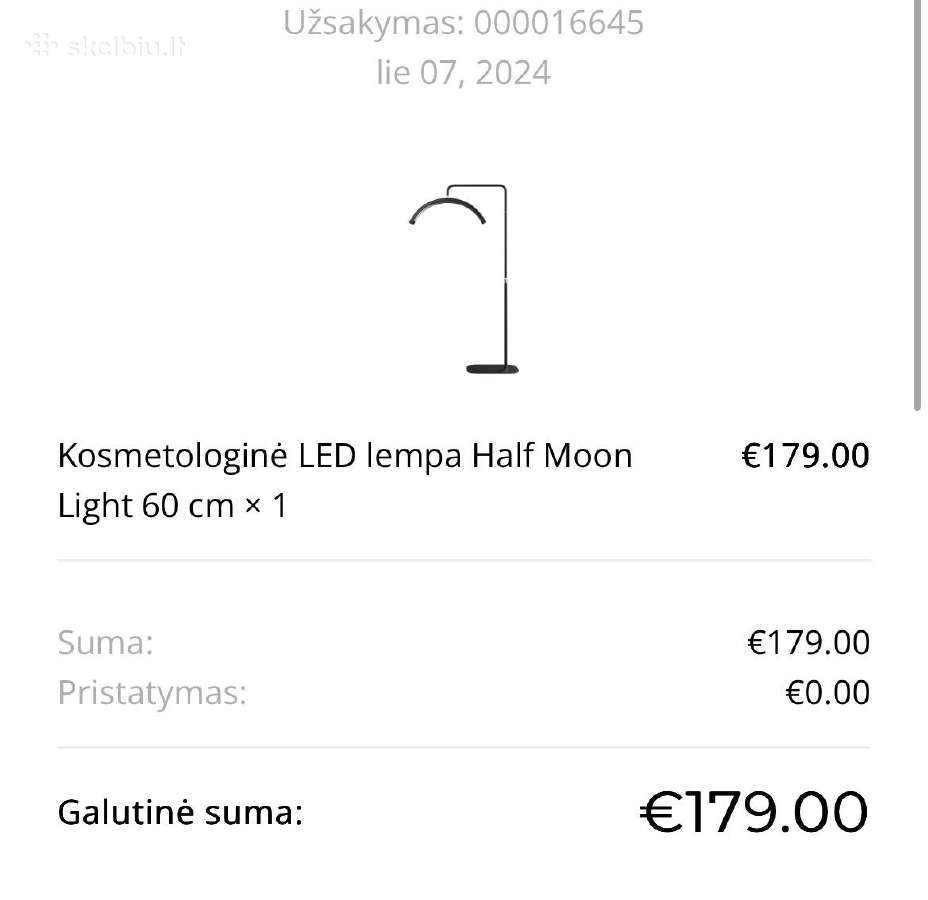 LED kosmetologinė moon lempa - nuotraukos Nr. 4