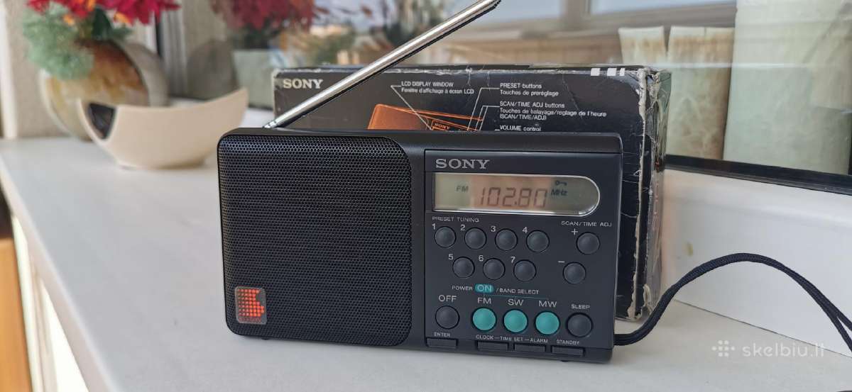 Sony Icf-m300s Fm/sw/mw Pll Radijo Imtuvas