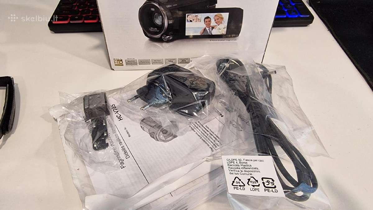 Vaizdo kamera Panasonic Hc-v785 - nuotraukos Nr. 3