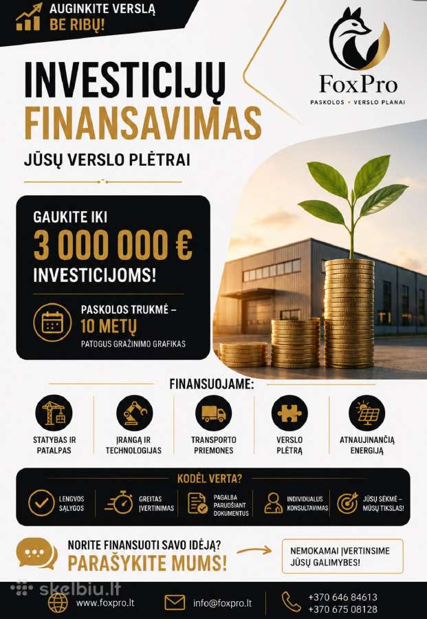 Ilte Ir Banko Paskolos Verslo Planai