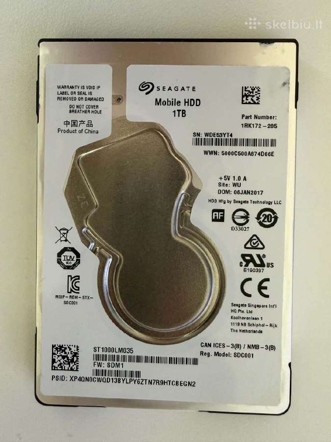 Seagate St1000lm035 1 TB HDD - nuotraukos Nr. 2