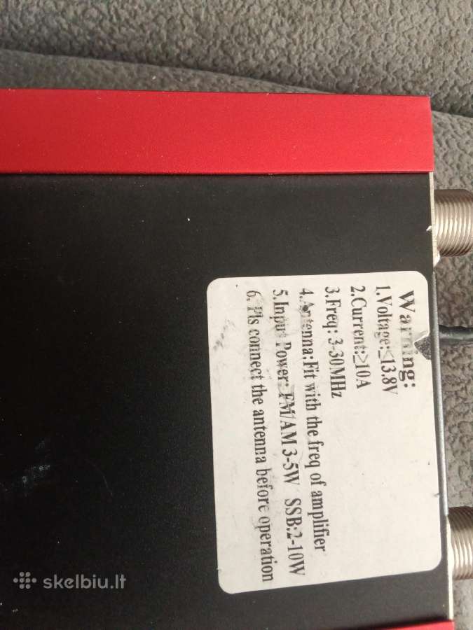 Bj300 Hf galios stiprintuvas 3–30 MHz - nuotraukos Nr. 2