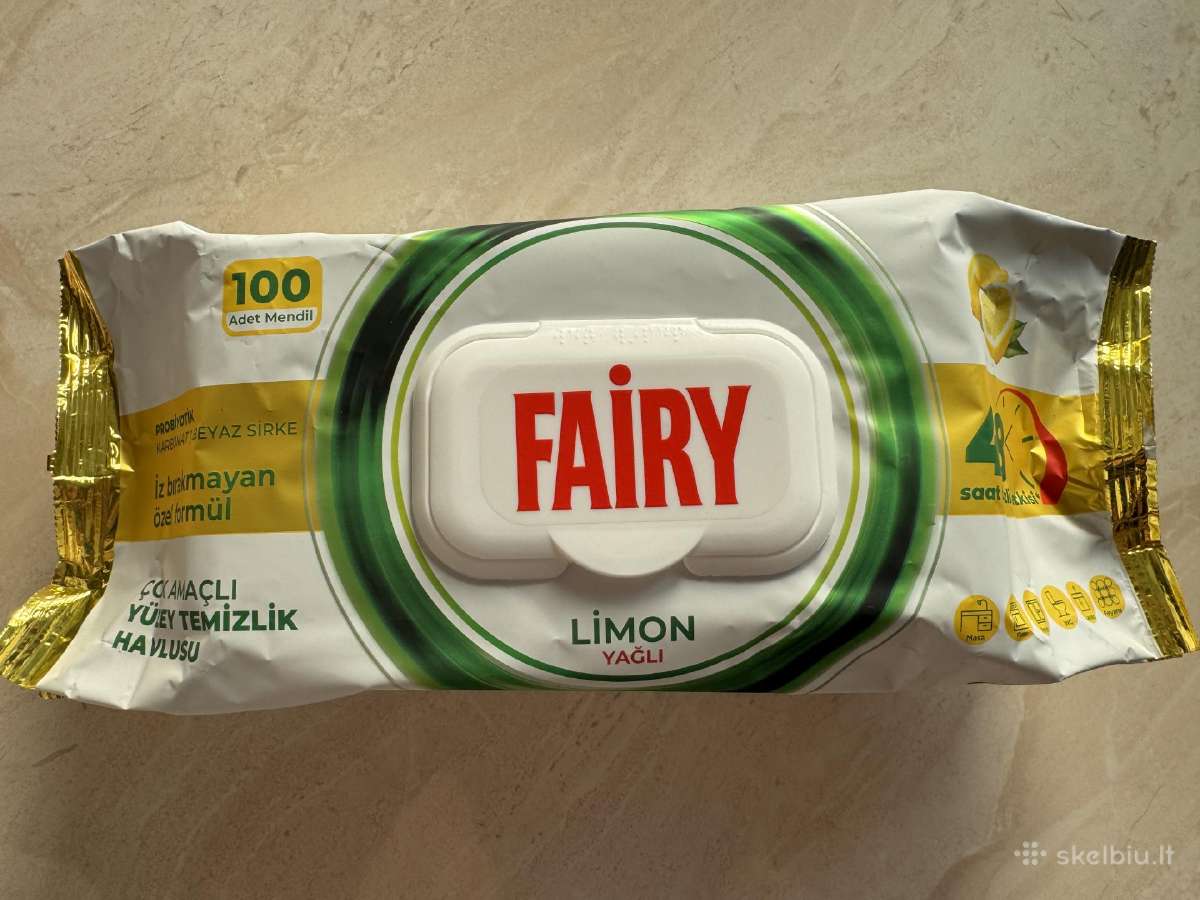 Fairy drėgnos servetėlės - nuotraukos Nr. 3