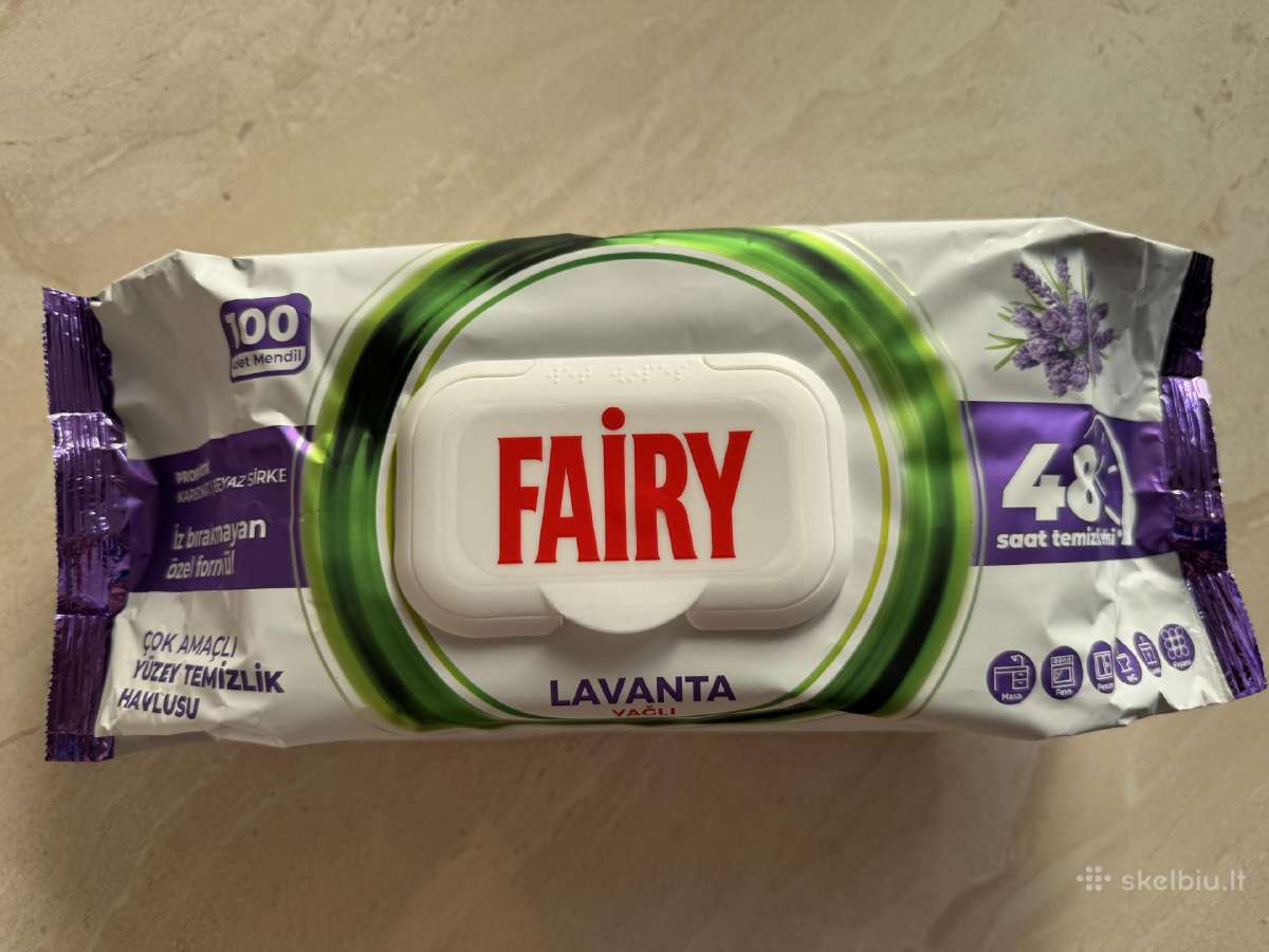 Fairy drėgnos servetėlės - nuotraukos Nr. 4
