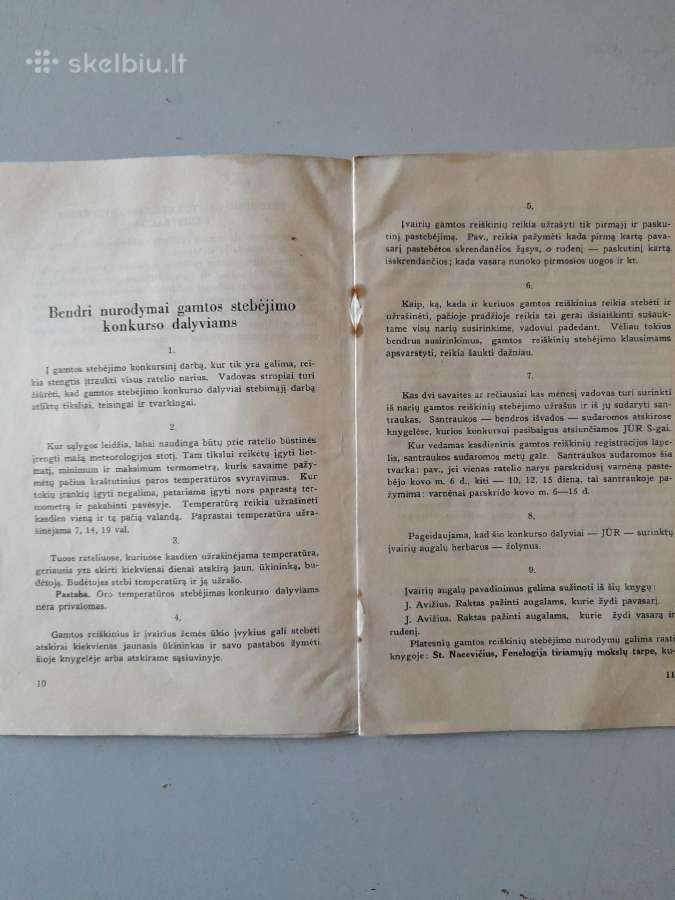 Prieškario knygelė "Stebėkime gamtą" - nuotraukos Nr. 4
