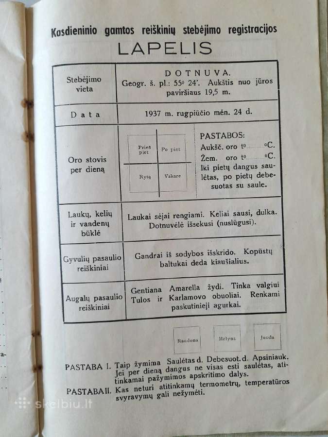 Prieškario knygelė "Stebėkime gamtą" - nuotraukos Nr. 6