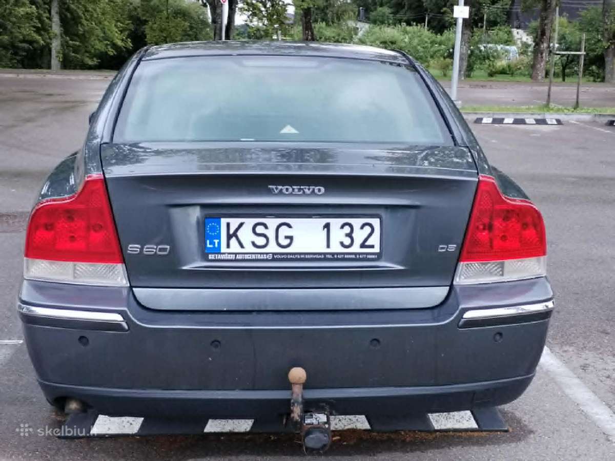 Volvo S60 Mechaninė Prižiūrėta 7 m vienose rankose - nuotraukos Nr. 7