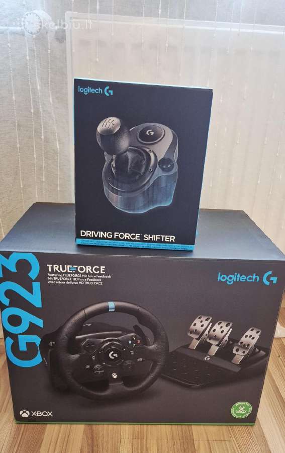 Logitech Trueforce G923 vairas +bėgiai+ stovas - nuotraukos Nr. 5