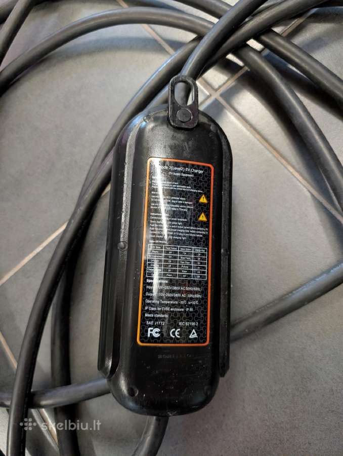 Type2 pakrovėjas 3 fazių 11 kw su 10m kabeliu