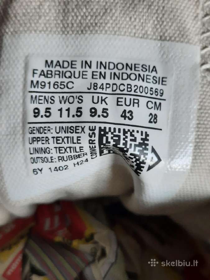 Converse firmos vyriški kedai, dydis 43 - nuotraukos Nr. 13