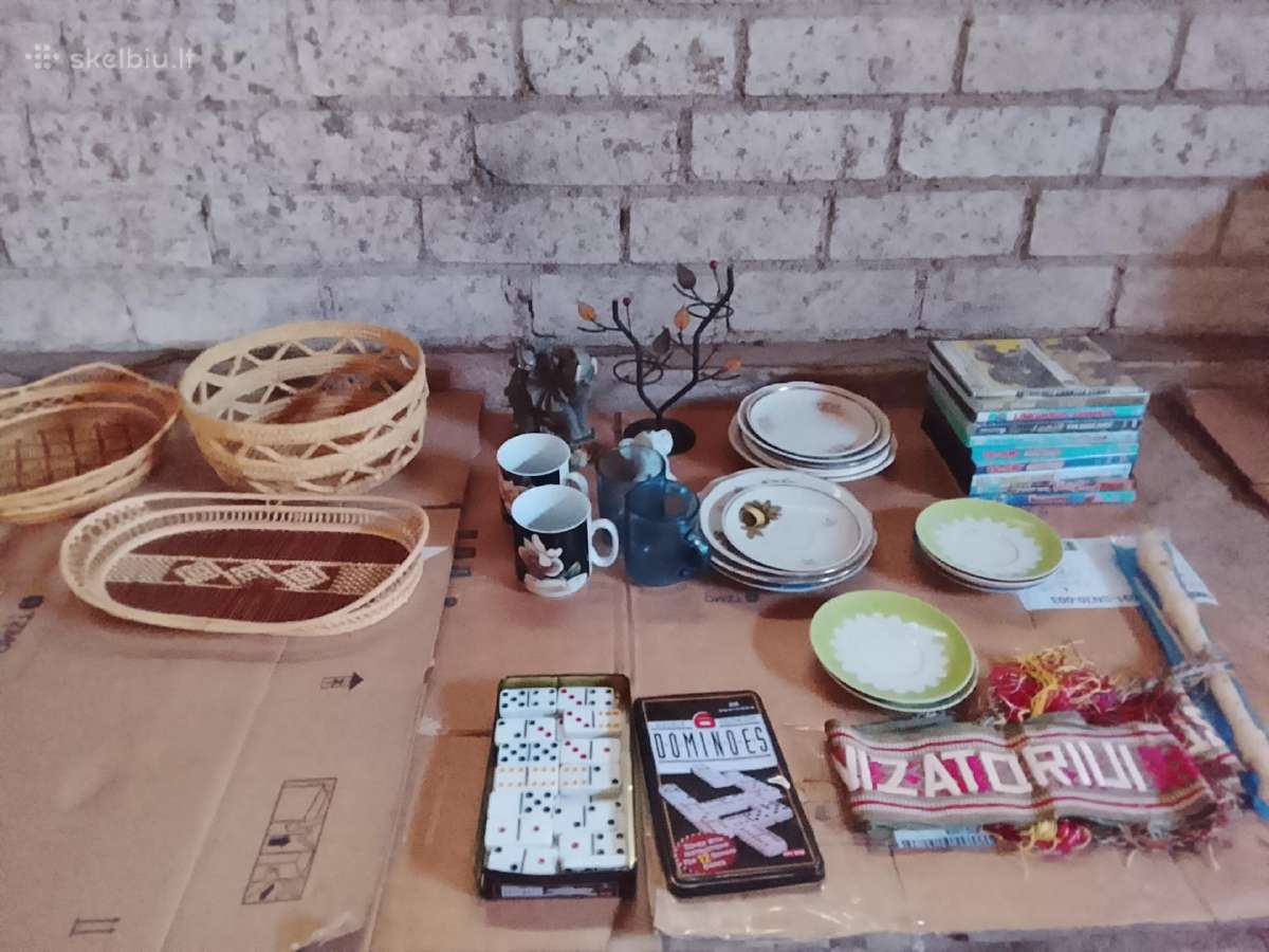 Indai namų apyvokos reikmenis plokštelės 39 vnt