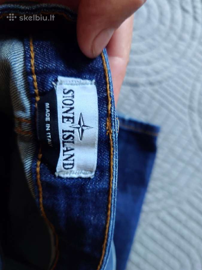 Vyriški dzinsiniai šortai Stone island. - nuotraukos Nr. 4