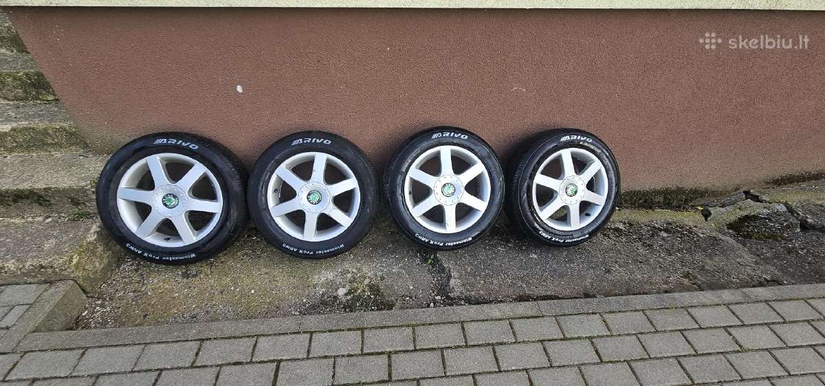 Parduodu ratlankius su padangomis R16 5x100