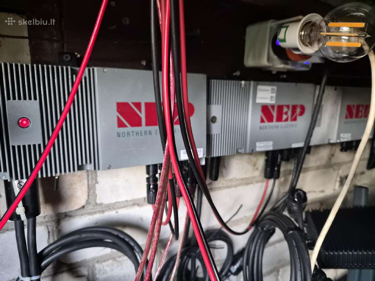 Mikro inverteriai 3 dalys WiFi