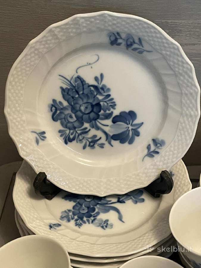 Royal Copenhagen Blue Flower espresso setas 6 asm - nuotraukos Nr. 2