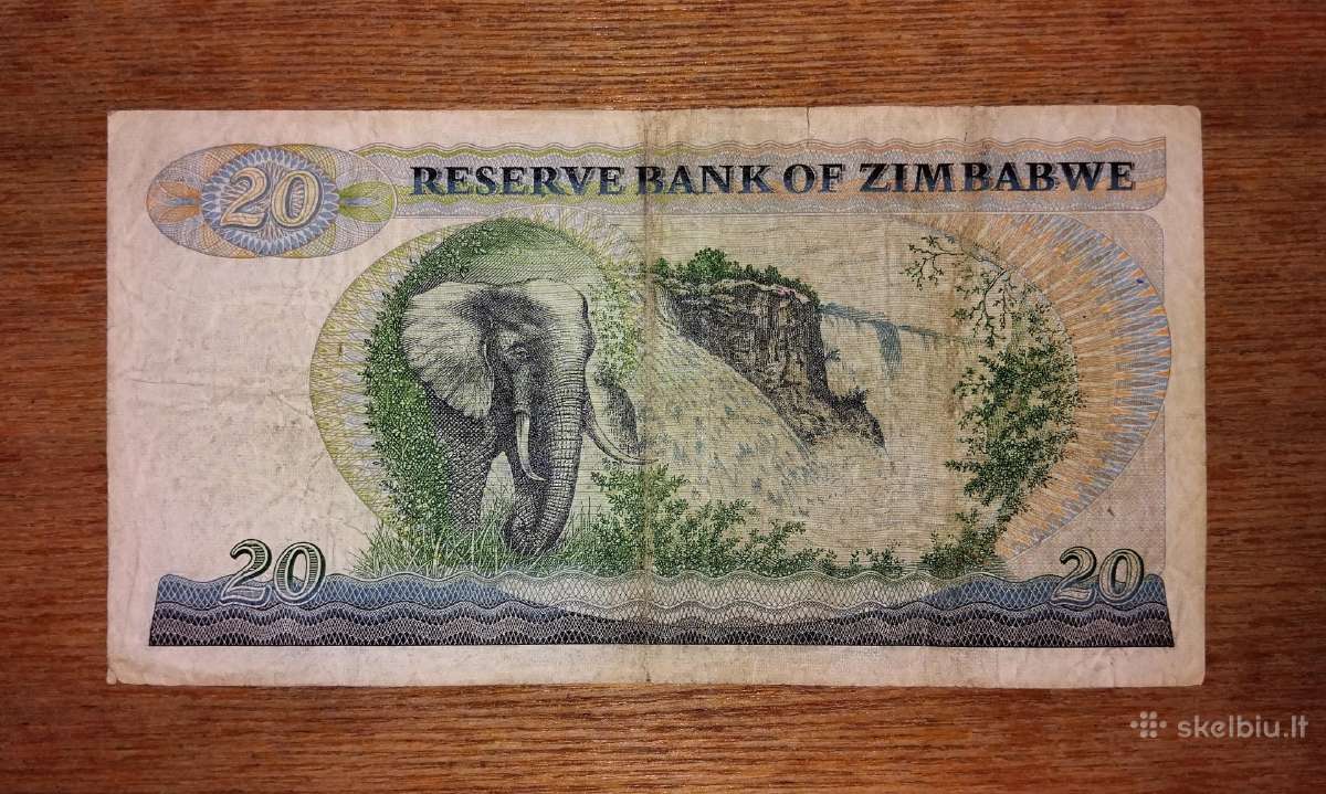 Zimbabvės 20 $ banknotas - nuotraukos Nr. 2