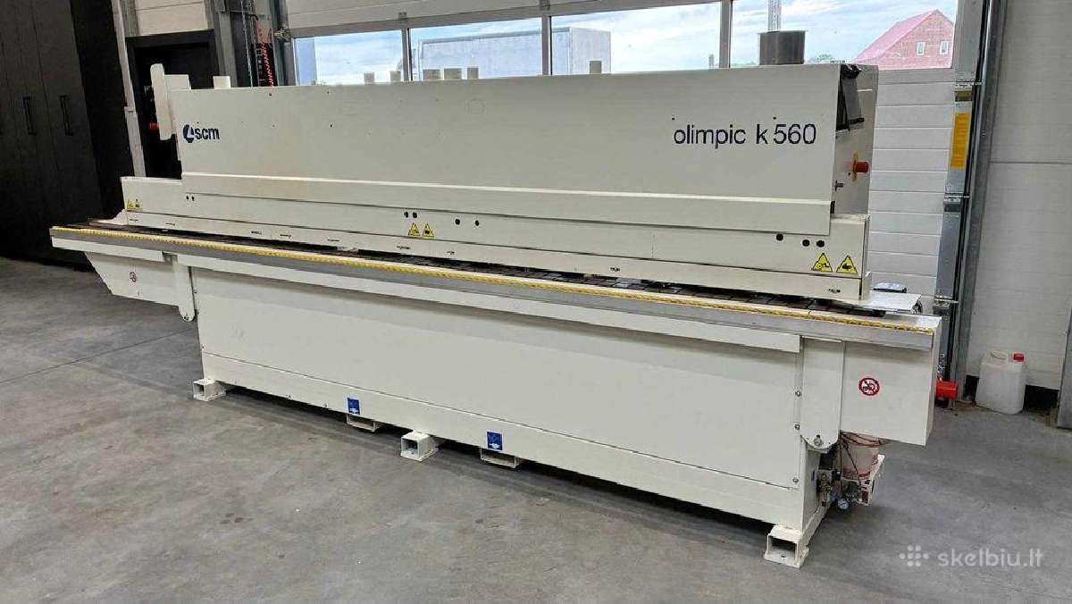 Briaunų laminavimo staklės Scm K560 servo