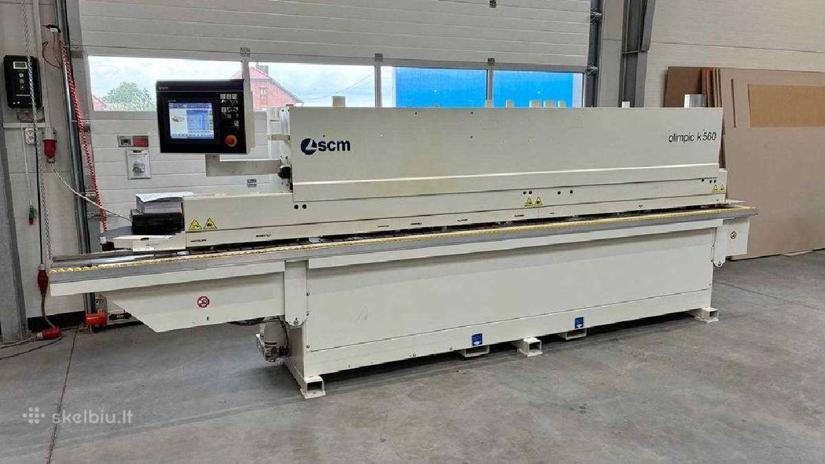 Briaunų laminavimo staklės Scm K560 servo - nuotraukos Nr. 4