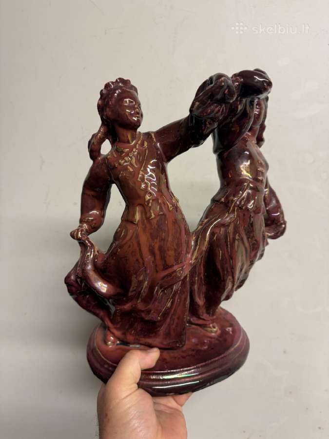Kolekcinė Kauno dailės statula "Šokėjos", h-30cm - nuotraukos Nr. 2