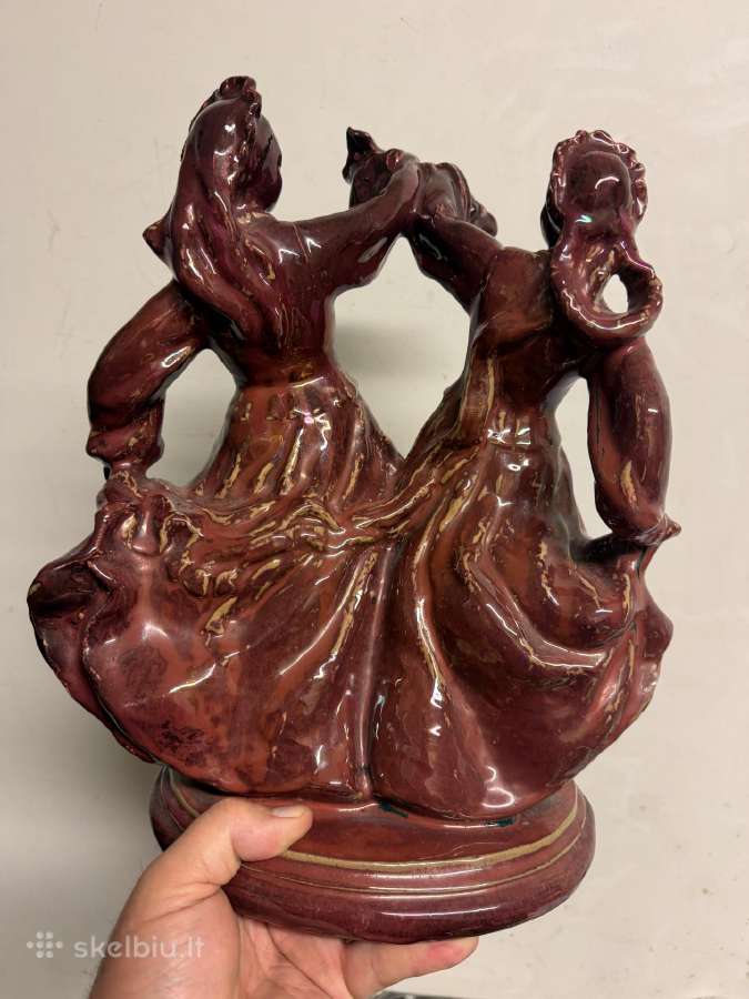 Kolekcinė Kauno dailės statula "Šokėjos", h-30cm - nuotraukos Nr. 3
