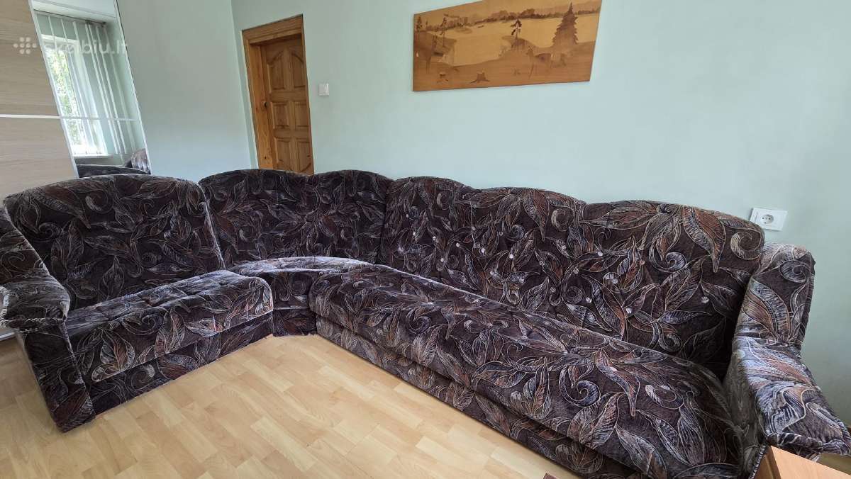 Minkštas kampinis komplektas – sofa-lova - nuotraukos Nr. 2