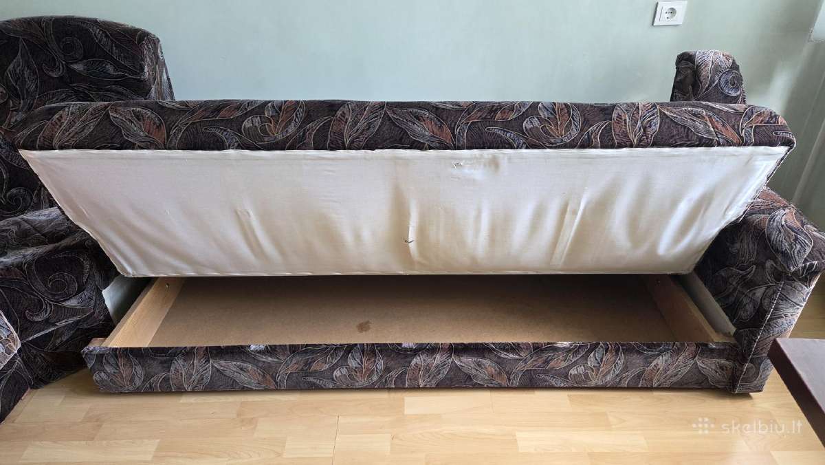 Minkštas kampinis komplektas – sofa-lova - nuotraukos Nr. 5