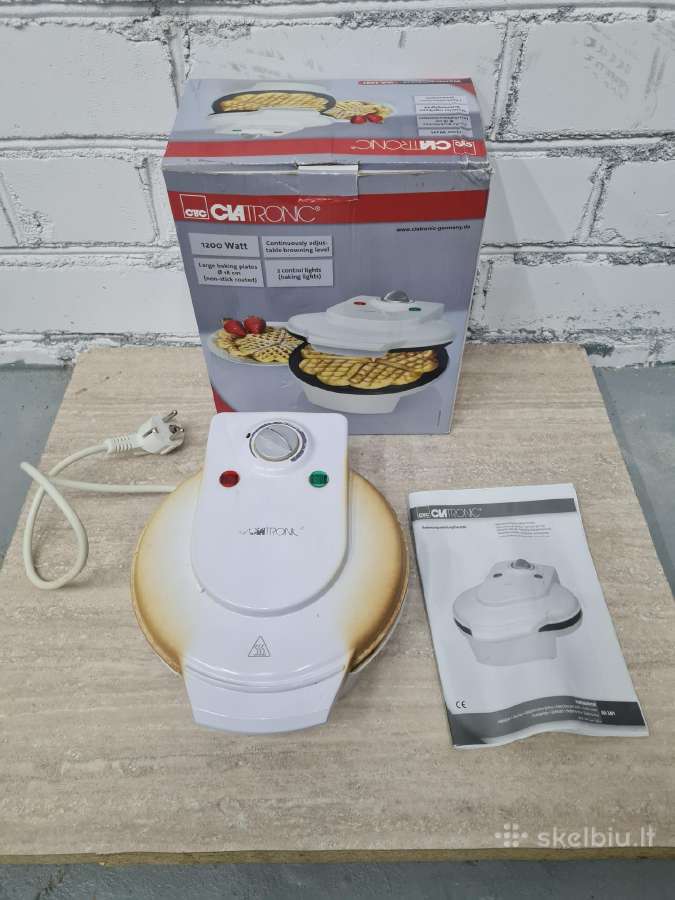 Clatronic vaflių keptuvė 5eur - nuotraukos Nr. 2