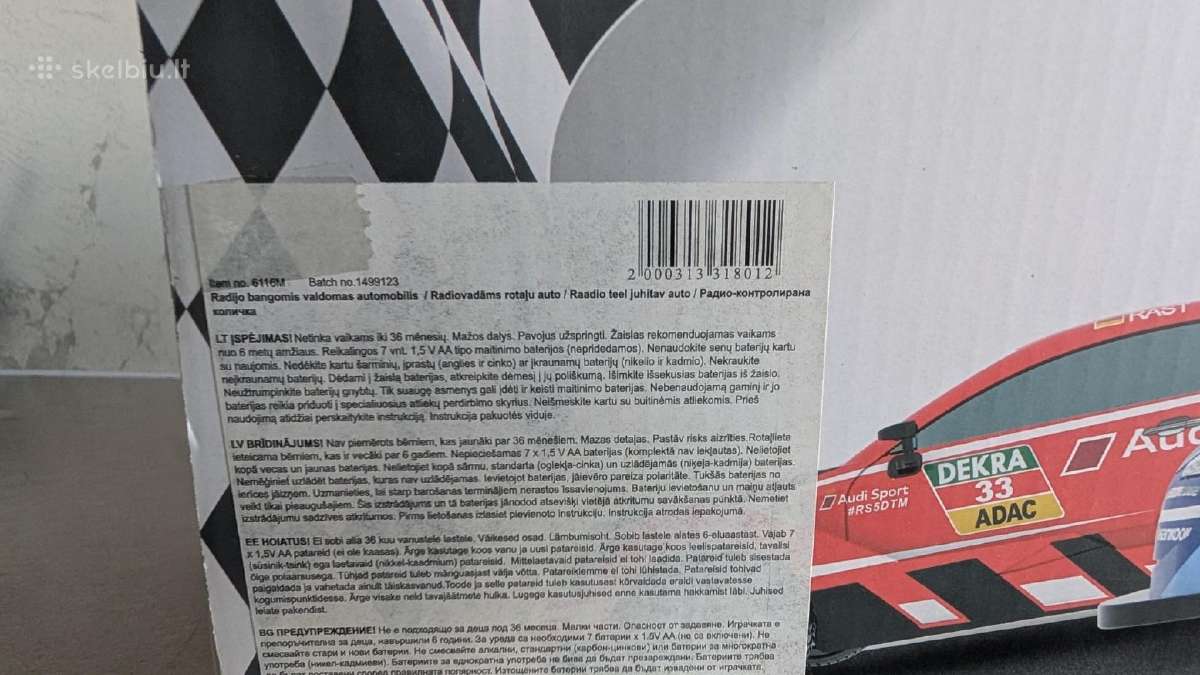 RC automobiliukas Audi Rs5 Dtm - raudonas - nuotraukos Nr. 5