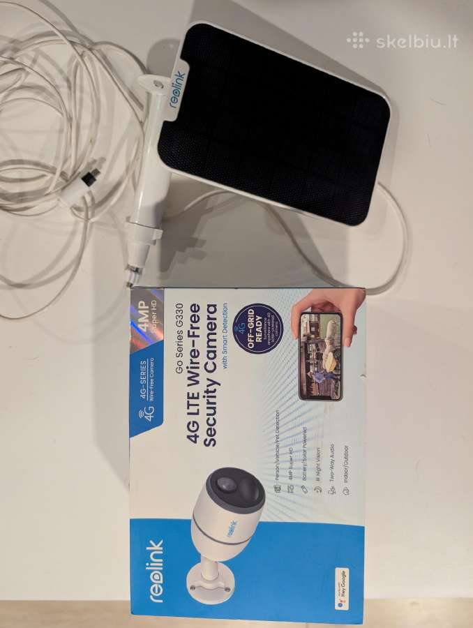 Kamera Reolink Go Series G330 4G Lte Solar saulės