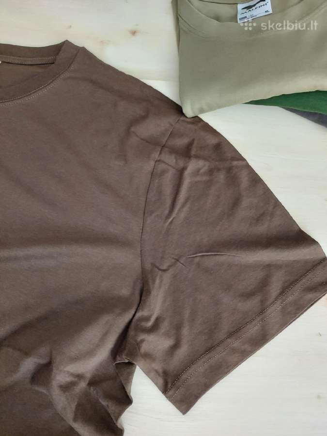 Nauji, XL, 4 sp, medvilniniai vyriški marškinėliai - nuotraukos Nr. 5