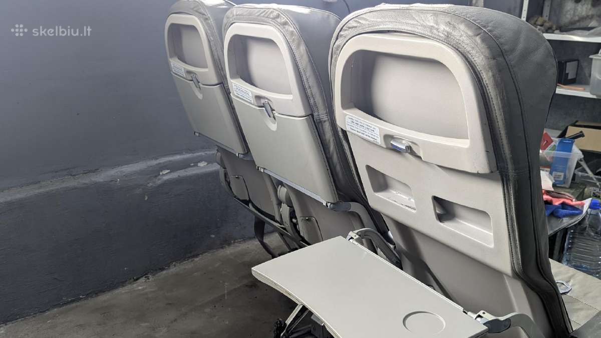 Lėktuvo Recaro sėdynės 3 vietų blokas - nuotraukos Nr. 2