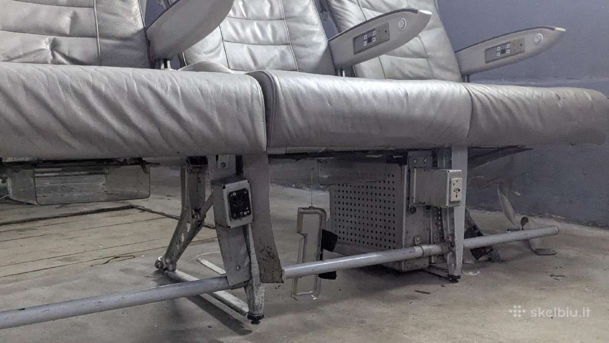 Lėktuvo Recaro sėdynės 3 vietų blokas - nuotraukos Nr. 5