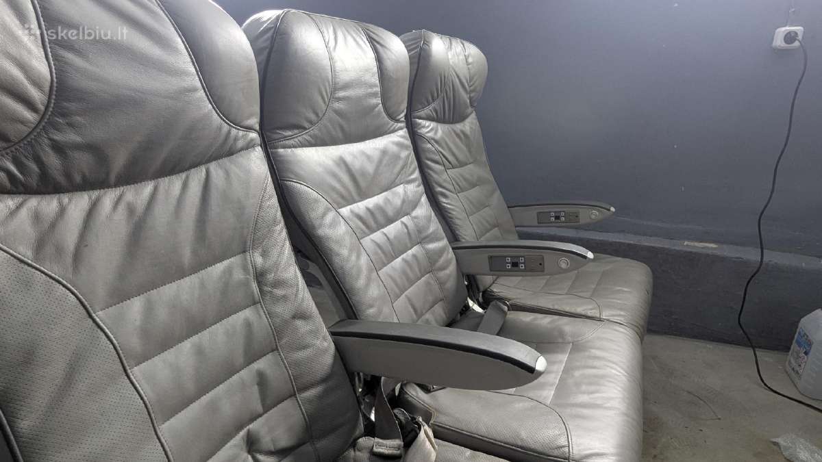 Lėktuvo Recaro sėdynės 3 vietų blokas - nuotraukos Nr. 6