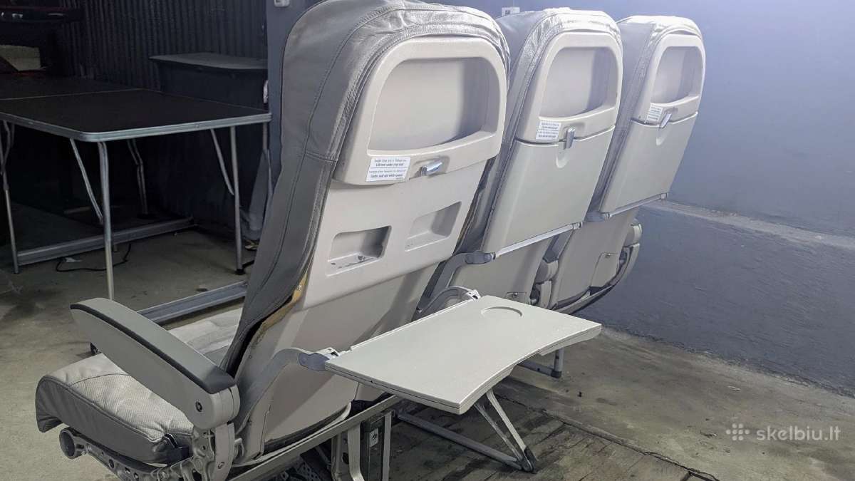 Lėktuvo Recaro sėdynės 3 vietų blokas - nuotraukos Nr. 8