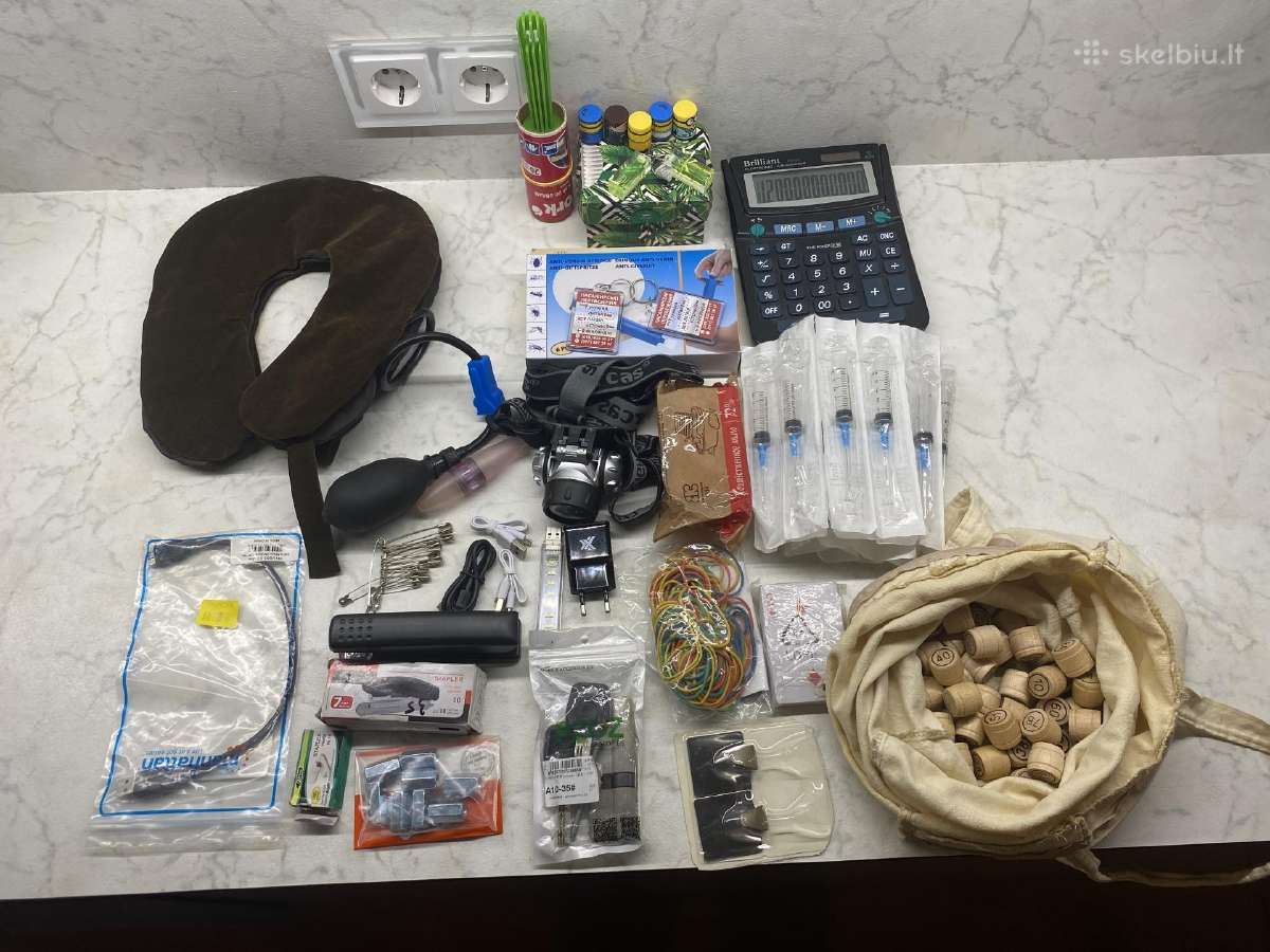 Smulkmenos urmu box viskas kas foto 15eur