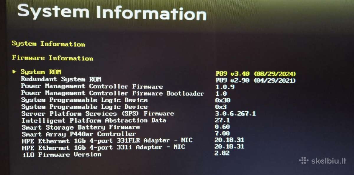 Hp Dl380g9 24+2sff 2xe5-2699v3 128gb Ddr4 2x900gb - nuotraukos Nr. 10