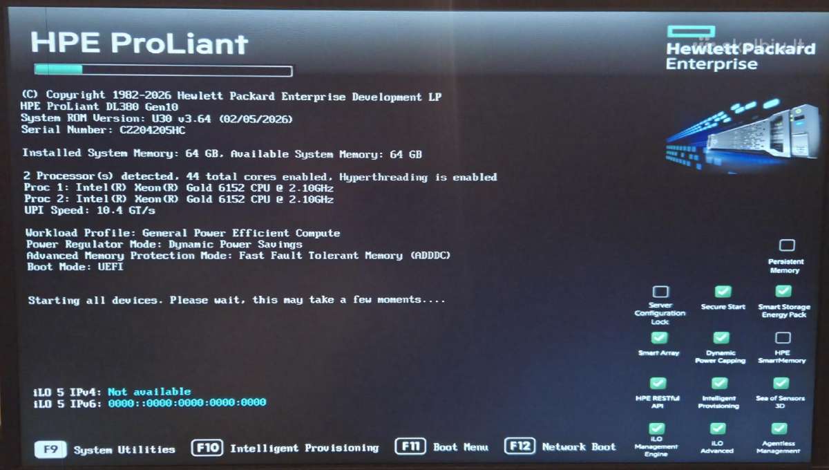 Hp Dl380 G10 2x8260+128gb RAM Ddr4 2x800gb Sas SSD - nuotraukos Nr. 8