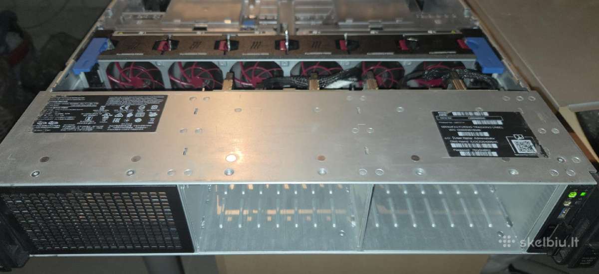 Hp Dl380 G10 2x8260+128gb RAM Ddr4 2x800gb Sas SSD - nuotraukos Nr. 9