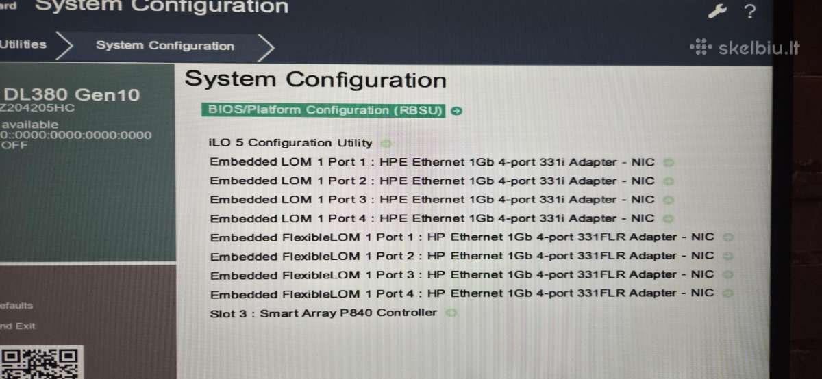 Hp Dl380 G10 2x8260+128gb RAM Ddr4 2x800gb Sas SSD - nuotraukos Nr. 12