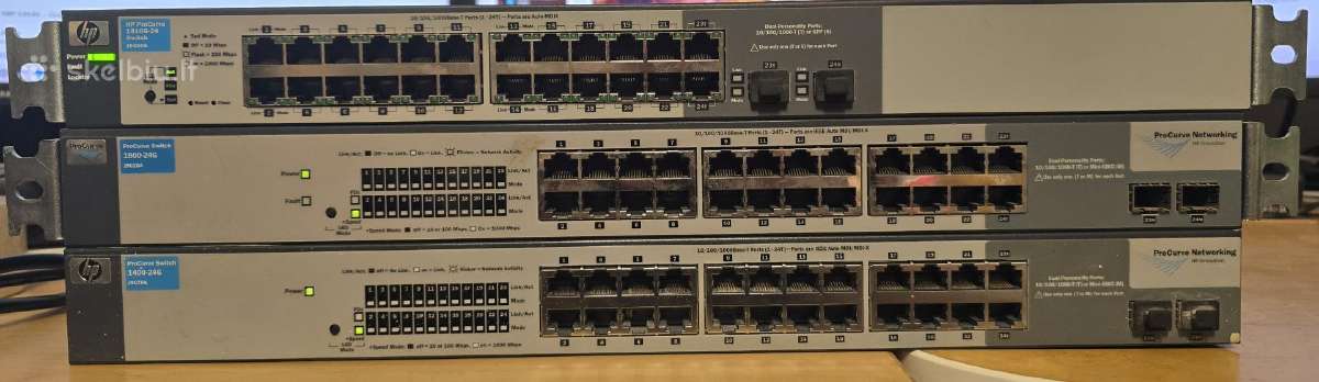 Hp Procurve 1810g-24 Aruba 3com Cisco 40gbe ir kt. - nuotraukos Nr. 2