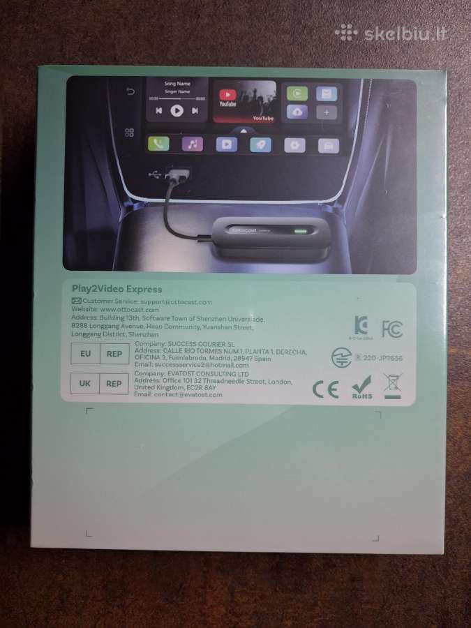 Kingbolen obd2 elm327, Ottocast Play2video Ultra - nuotraukos Nr. 6
